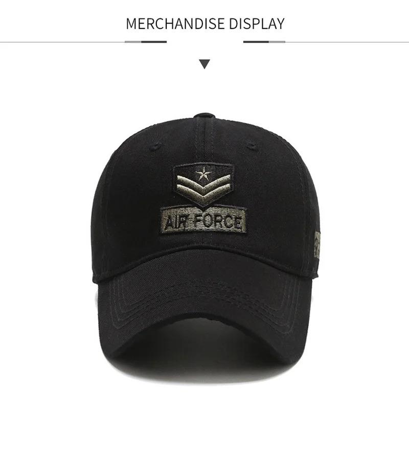 Men's Trendy Visor Hat Korean-Style Casual Visor Cap Spring/Autumn Outdoor Sports Sun Hat Camouflage Military Cap Baseball Cap