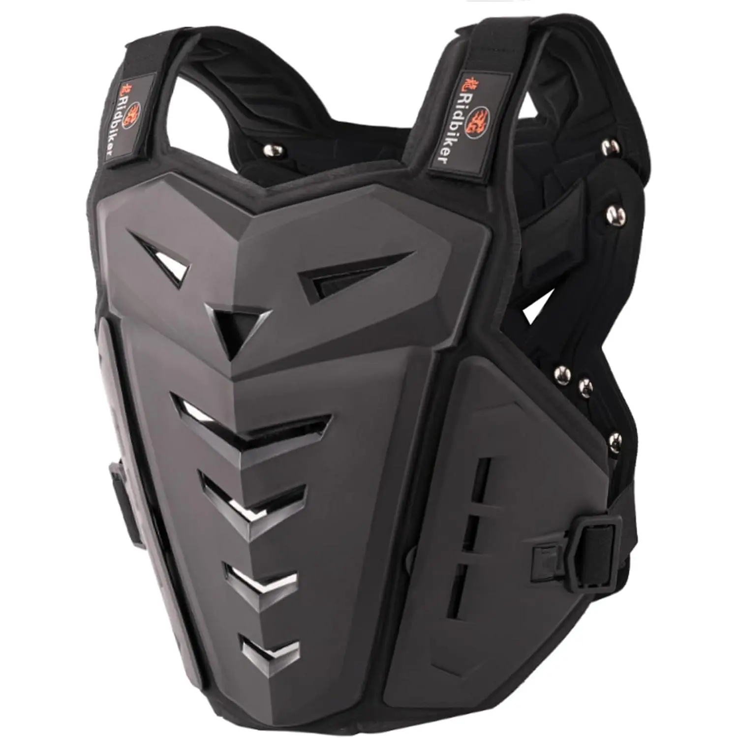 Motorcycle Body Armor Vest Dirt Bike Gear, Chest Protector Motocross Gear Motorcycle Chest Back Protector for Men Mountain Bike Protective Gear MTB Racing Off-Road