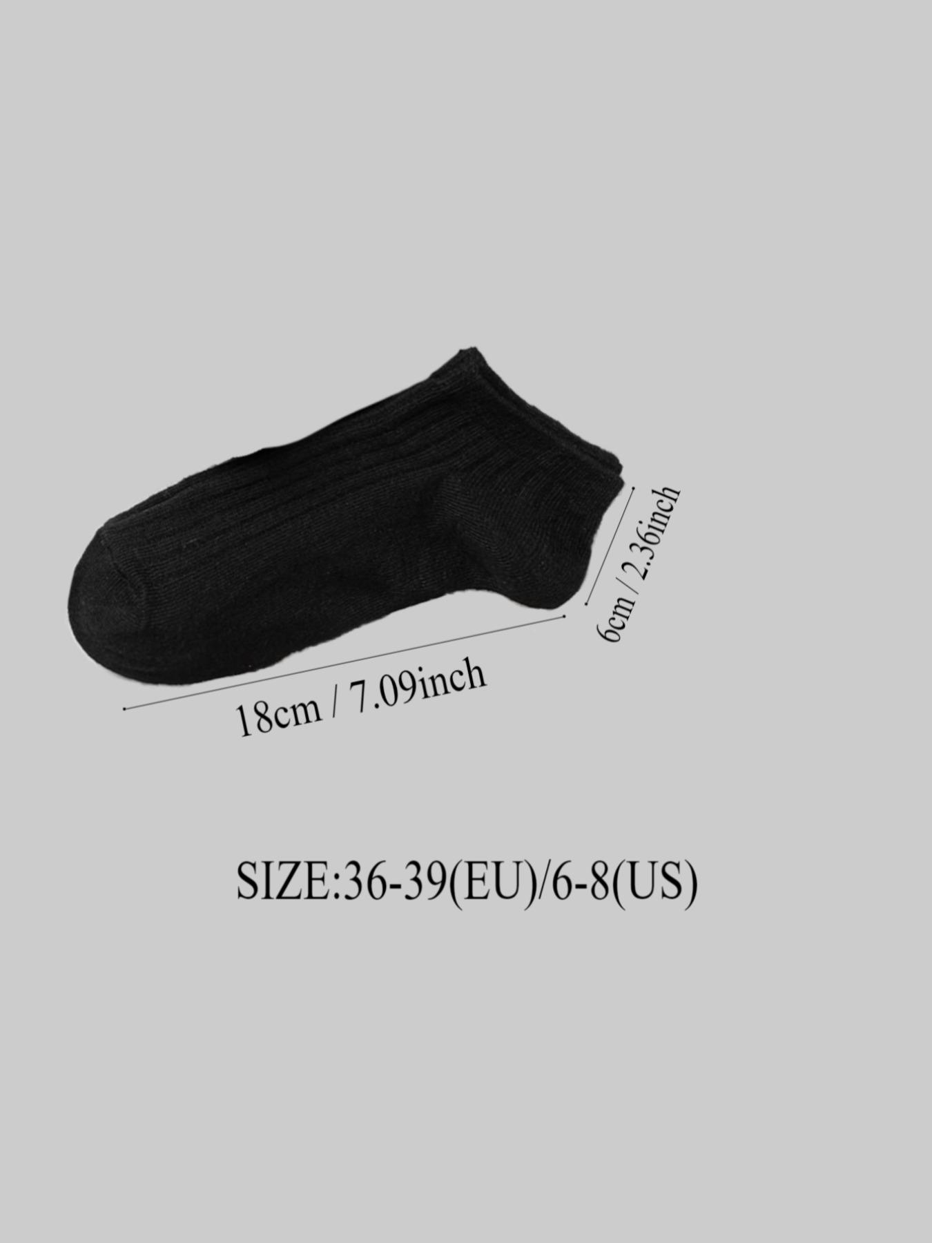 Women's 10 Pairs Solid Minimalist Basic Ankle Socks, Summer 2024 Womenswear Fashion Casual Cozy Breathable Comfort Low Cut Socks for Daily Outdoor Casual Wear, Women Socks for Summer