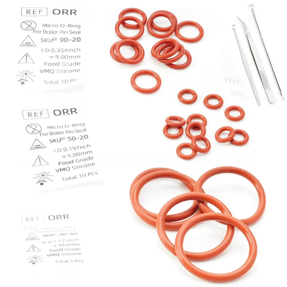 Grade  O Ring Repair Kit, to Solve Boiler Pin Brew Group Hot Water Issues, Compatible for  Coffee Machines (Standard)