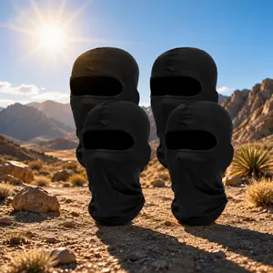 4 Pack Balaclava Face Mask Full Face Cover Ski Mask Shiesty Hood Breathable Windproof Sun Protection Winter Outdoor Headwear for Men Women Cycling Running Hiking Fishing Lightweight Stretch Fit Cold Weather Face Protection Gear masked warm basic