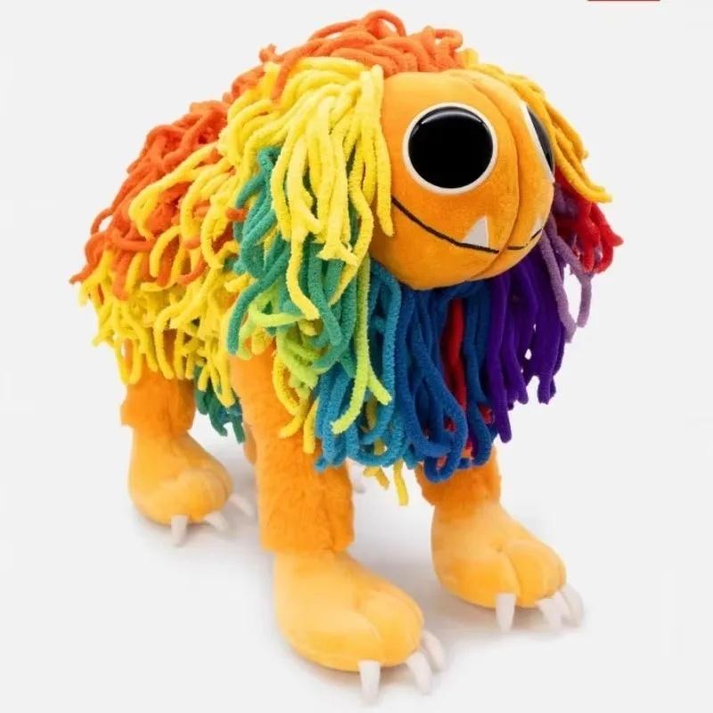 25cm Yarnaby Plush Nightmare Critters Doll Colorful Lion Smile Bedroom Sofa Decora Pillow PP Cotton Birthday Gifts Toys for Kids