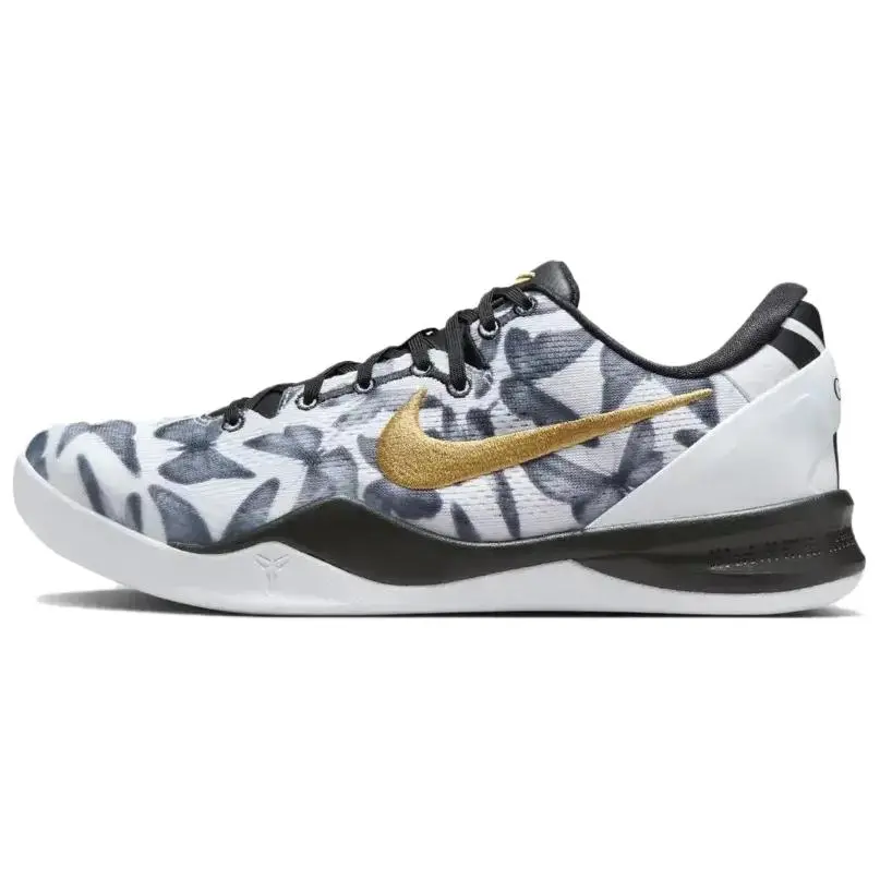 Nike Kobe 8 Protro Mambacita Basketball Shoes for Men and Women in White Gold Black Verifiable, with credentials and supporting global authentication