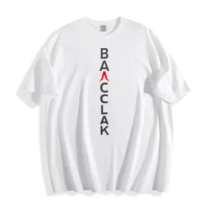 Minimalist Design Unisex T-Shirt Black And Red Text Vertical Print Summer Casual Wear For Him Her Or Them