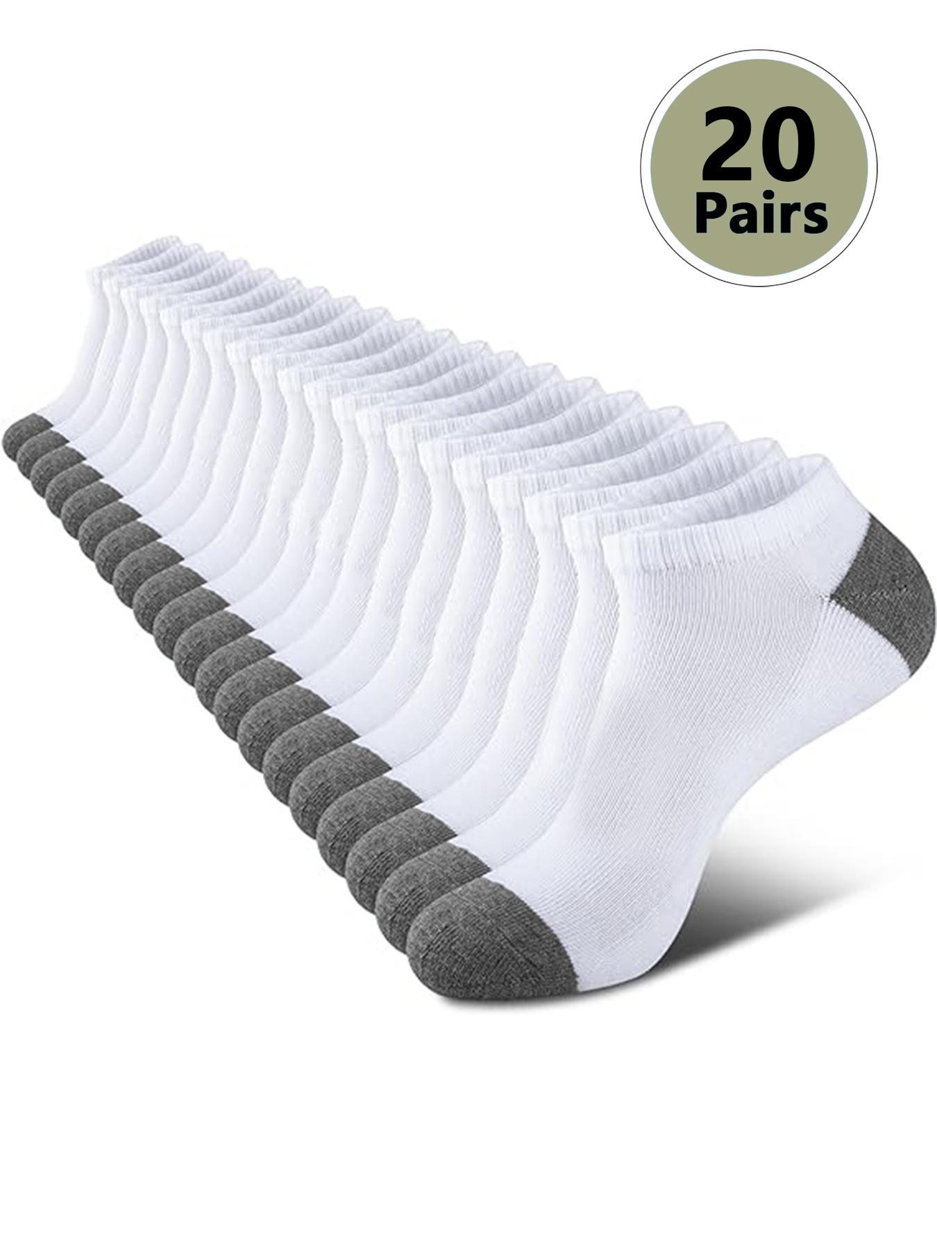 Men's Patchwork Print Ankle Socks, Casual Moisture Wicking Low Cut Socks, Soft Comfy Breathable Socks for Summer Daily Wear, Sports Athletic Socks