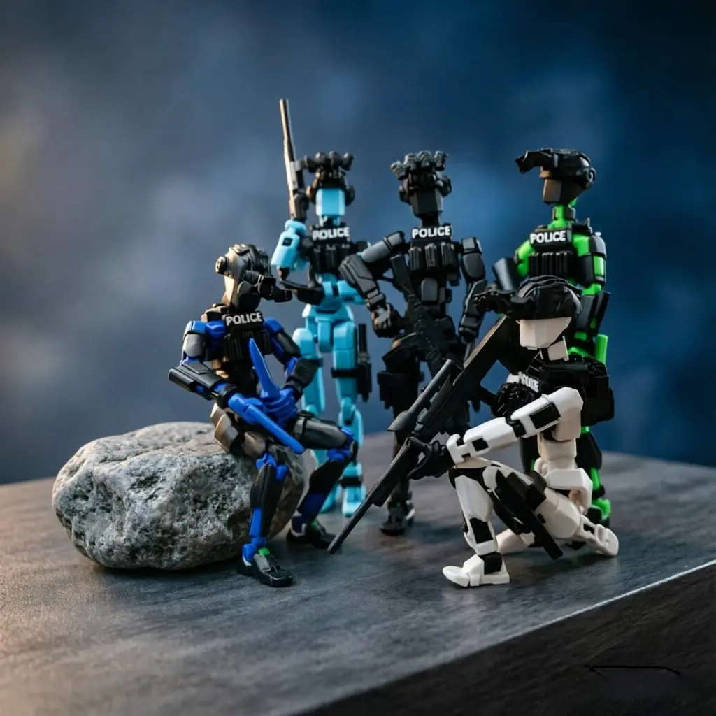 New T13 Action Joint Figure, Special Forces Doll with Multiple