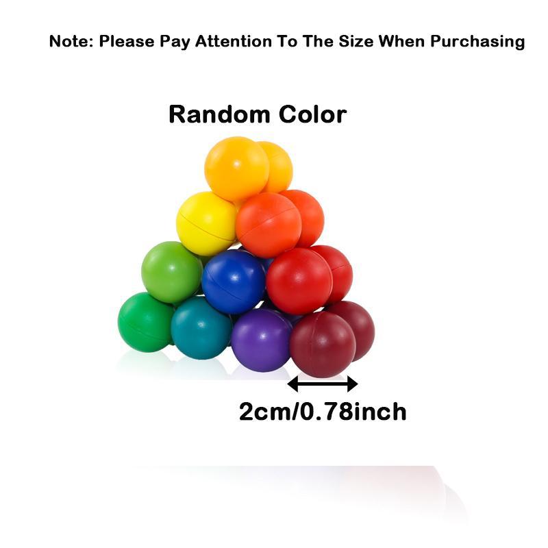 Autism Sensory Toys for Kids and Adults, Fidget Rainbow Ball Stress Relief Toy, Perfect Calm Down Activities for Travel and Home, Fidget Balls, Promote Relaxation