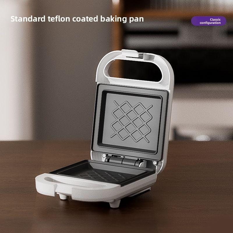 Multifunctional Household Breakfast Maker with Sealed Edge, Compact Toaster, Waffle Iron & Bread Toaster