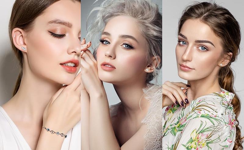 FASACCO Cartilage Earring 18G Flat Back Stud Earrings Surgical Steel Helix Tragus Piercing Jewelry