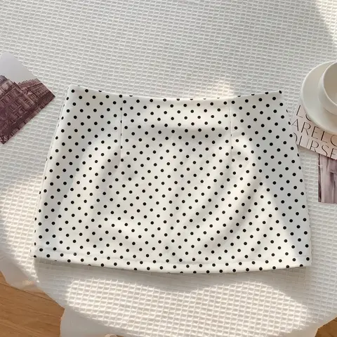 2026 Y2K Retro Polka Dot Skort, High-Waisted Stretchy A-Line Mini Skirt for Women, Versatile, Chic and Breathable Summer Skirt for Vacation, Date Night, and Casual Daily Wear