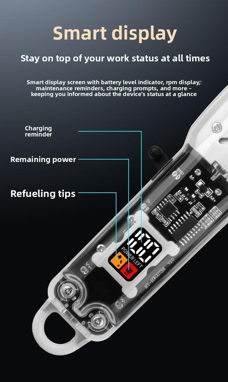 Professional hair clipper, new smart home-use carving and trimming electric trimmer, shaver, dog grooming clipper