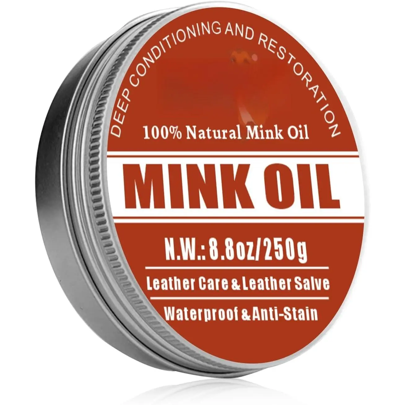 Oil for Leather Boots 8.8 OZ Boot Oil Leather Conditioner Cleaner for Shoes, Couch, Jacket