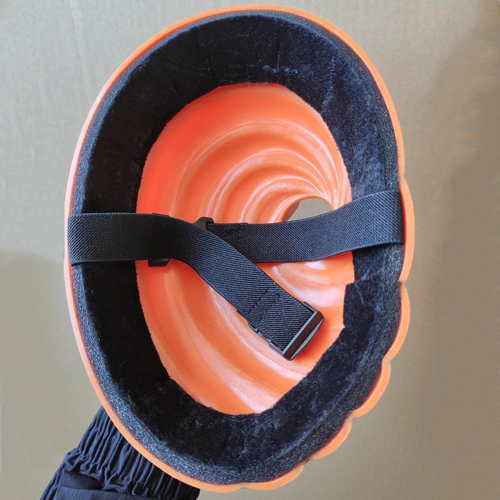 Anime Ninja Cosplay Uchiha Mask Tobi Obito Akatsuki Ninja Madara Cosplay Costume Props Halloween Party Mask Headgear Cos Obito