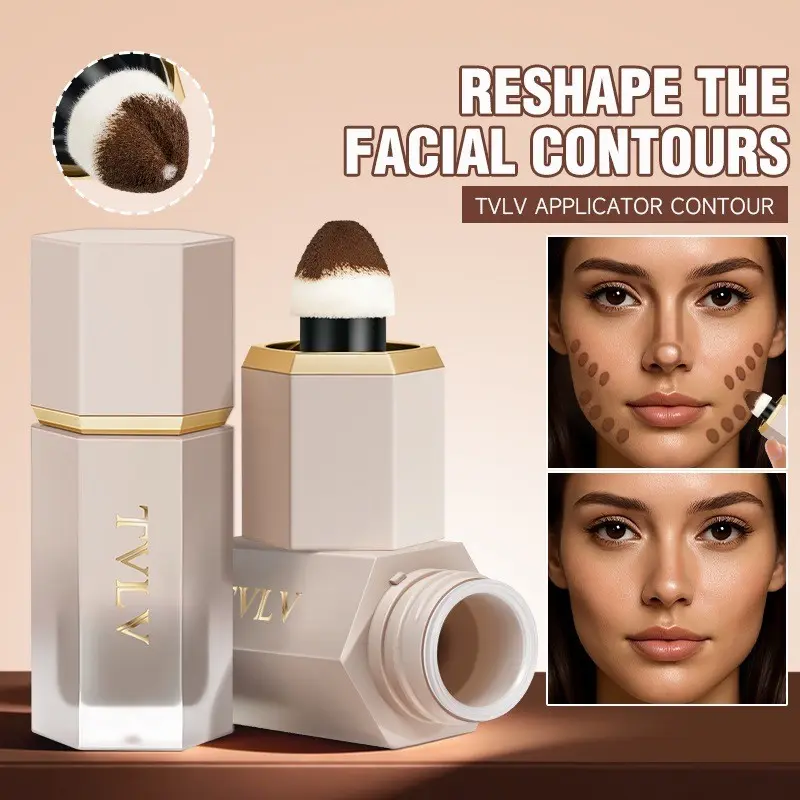 Long Lasting Liquid Contour Stick, 1/2 Counts Natural Lightweight Facial Contouring Makeup Product for Women, Face Contouring Stick, Contouring Fluid, Summer Makeup Gift