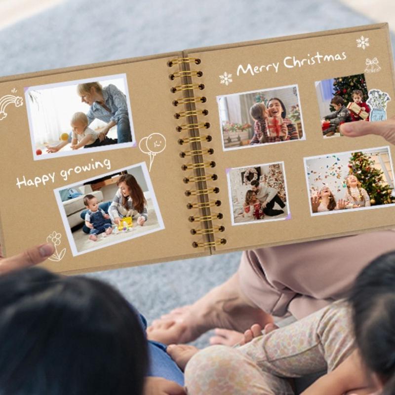 Travel Scrapbook Album ,40 Page DIY Spiral Memory Book(8 x 8 Inch) ,Photo lay flat book for Photo Journaling Anniversary Wedding Gifts Family Gifts Travel Scrapbook Album ,40 Page DIY Spiral Memory Book(8 x 8 Inch) ,Photo lay flat book for Photo Journaling Anniversary Wedding Gifts Family Gifts