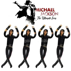 The King of Pop Michael Jackson Figure Toys for Fans Cosplay Prop Doll MJ Room Ornament Birthday Gift Abstract Joint Mobility