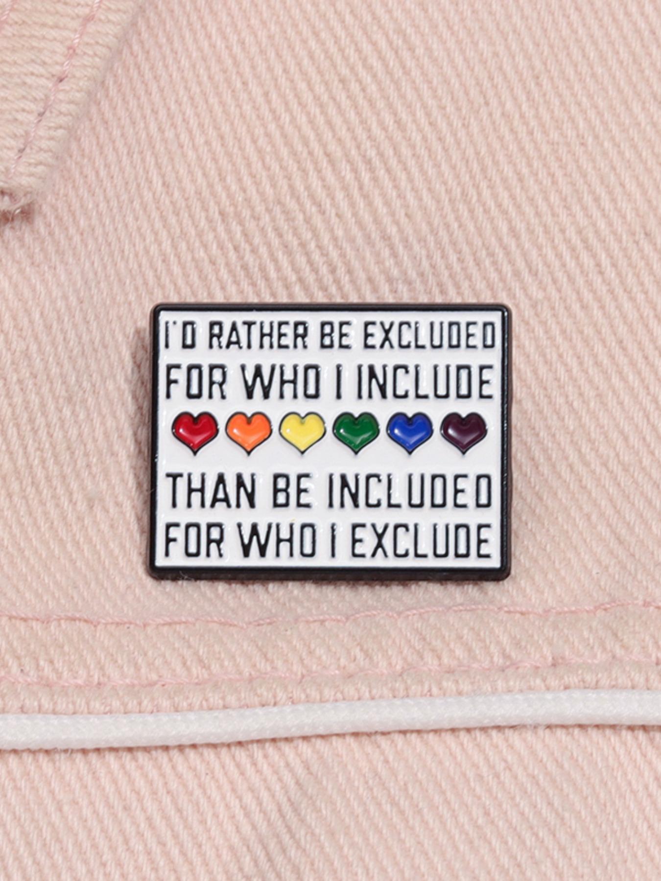 Heart & Letters Design Brooch, Fashion Brooch for Women & Men, Enamel Pin Suitable for Backpacks, Jeans, Scarves, Hats Decoration, Hat Pins, Fashion Accessory