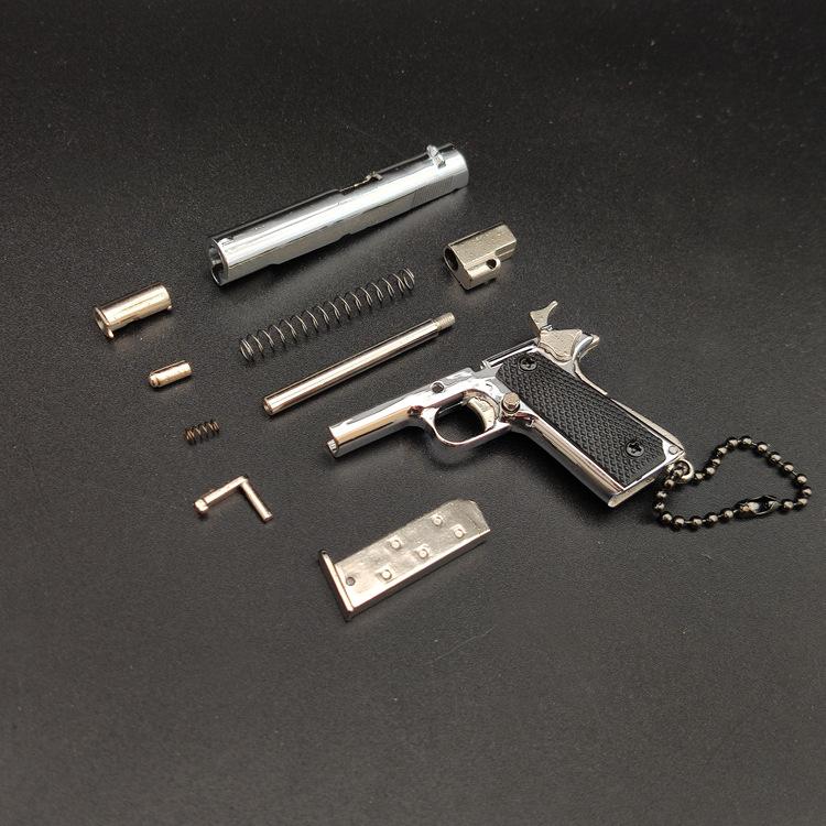 Scale Mini Colt M1911 Pistol Keychain M1911  Pistol Keychain, Hanging Decor