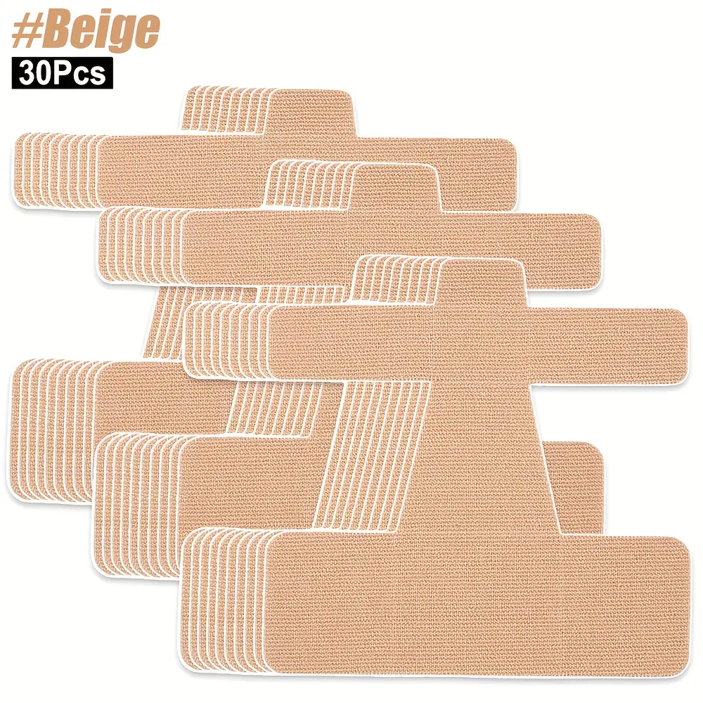 40pcs of Pre-cut Sports Tape, Big Toe Support, Breathable and Anti-allergic Latex Tape.