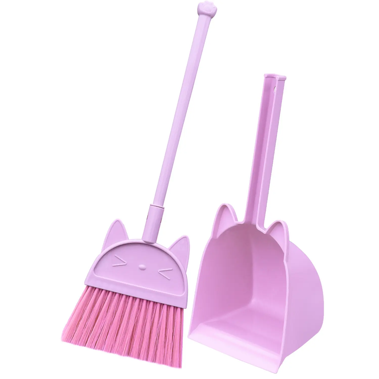 Mini Broom with Dustpan for Boys, Kids Small Cleaning Set Combo, Pretend Play Toy, Toddler Kitchen Dress Up, Frog, Play Kitchen Accessories, Cleaning Playset