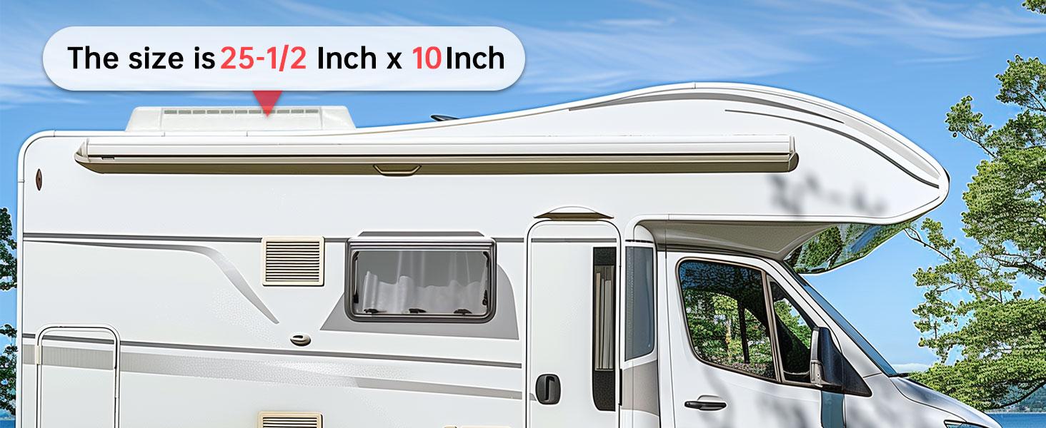 HECASA RV Refrigerator Vent Cover Compatible with Dometic Refrigerator Vents Direct Replacement Lid Cap Universal Durable HECASA RV Refrigerator Vent Cover Compatible with Dometic Refrigerator Vents Direct Replacement Lid Cap Universal Durable