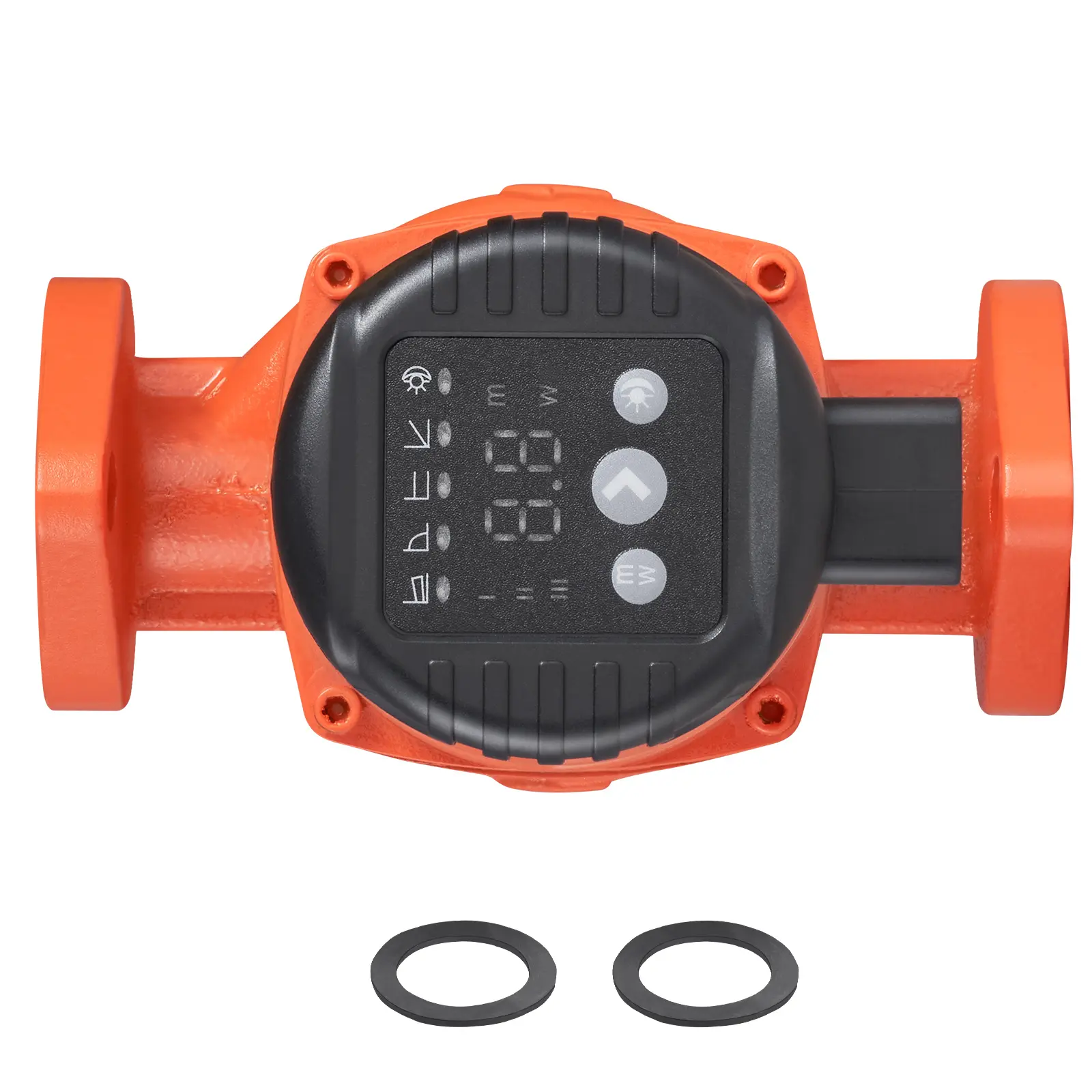 E007-2F2 Hot Water Recirculating Pump, 110V, 42W 16 GPM High Efficiency Circulator Pump, EMC Automatic Hot Water Circulation Pump 1" NPT Flange Circulator Pump for Home Water Heater System