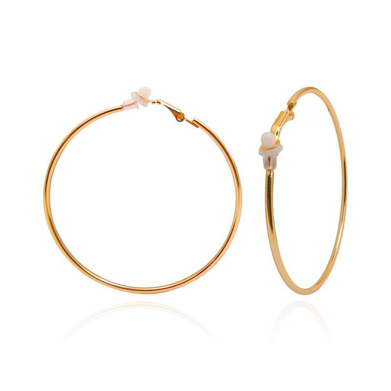 925 Silver needle circle earrings, circle ear rings, exaggerated personality and style, ins style , stud earrings, ear buckles, Korean metal