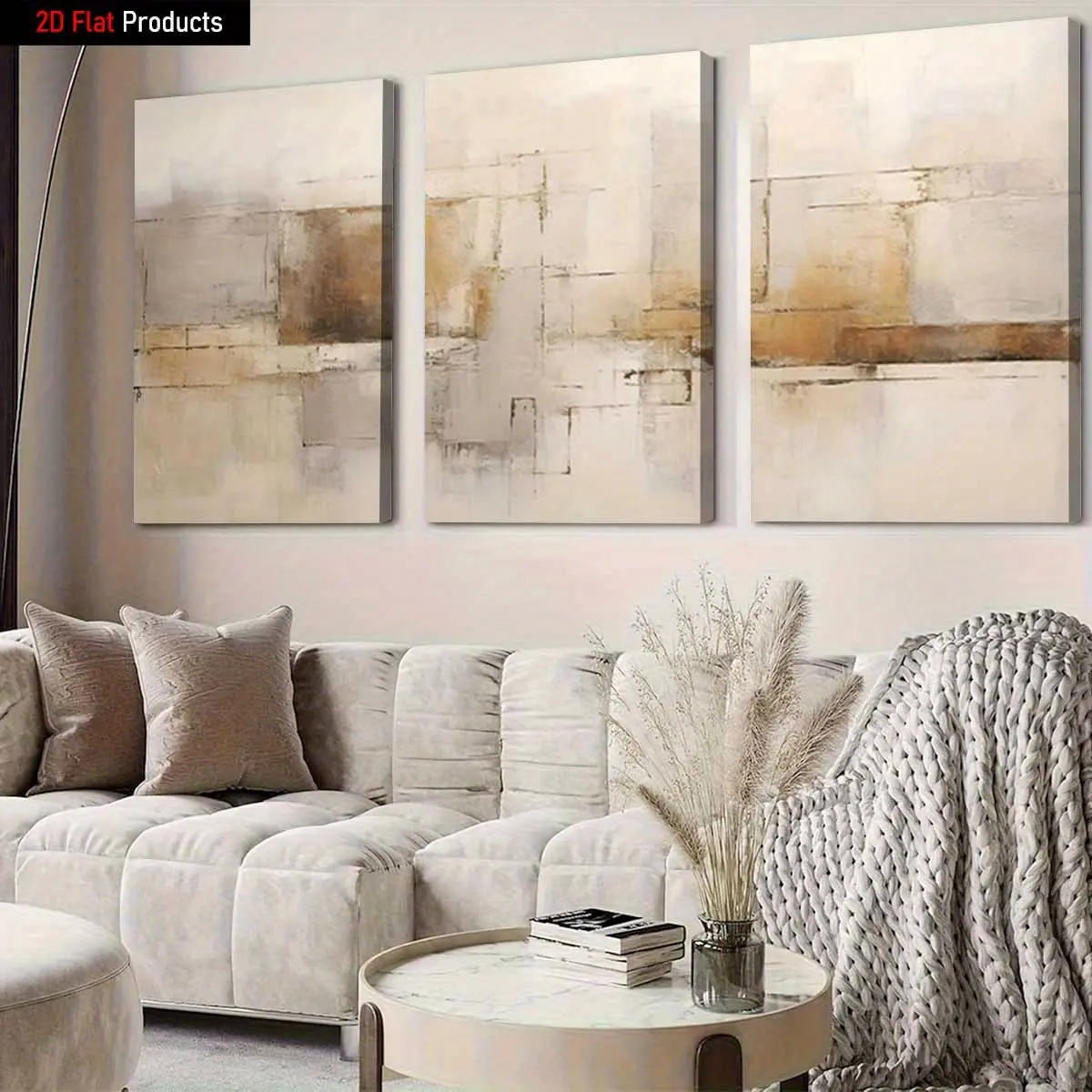 3 large canvas paintings with wooden frames, abstract minimalist oil painting wall art, perfect for living rooms, study rooms, and offices! High-quality wall art prints are ready to hang, 2D flat design, ideal for room decoration, wall painting, large-siz