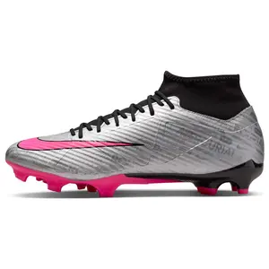 Nike Mercurial Superfly 9 Artificial Grass MG Soccer Cleats for Men and Women – Silver Pink Verifiable, with credentials and supporting global authentication