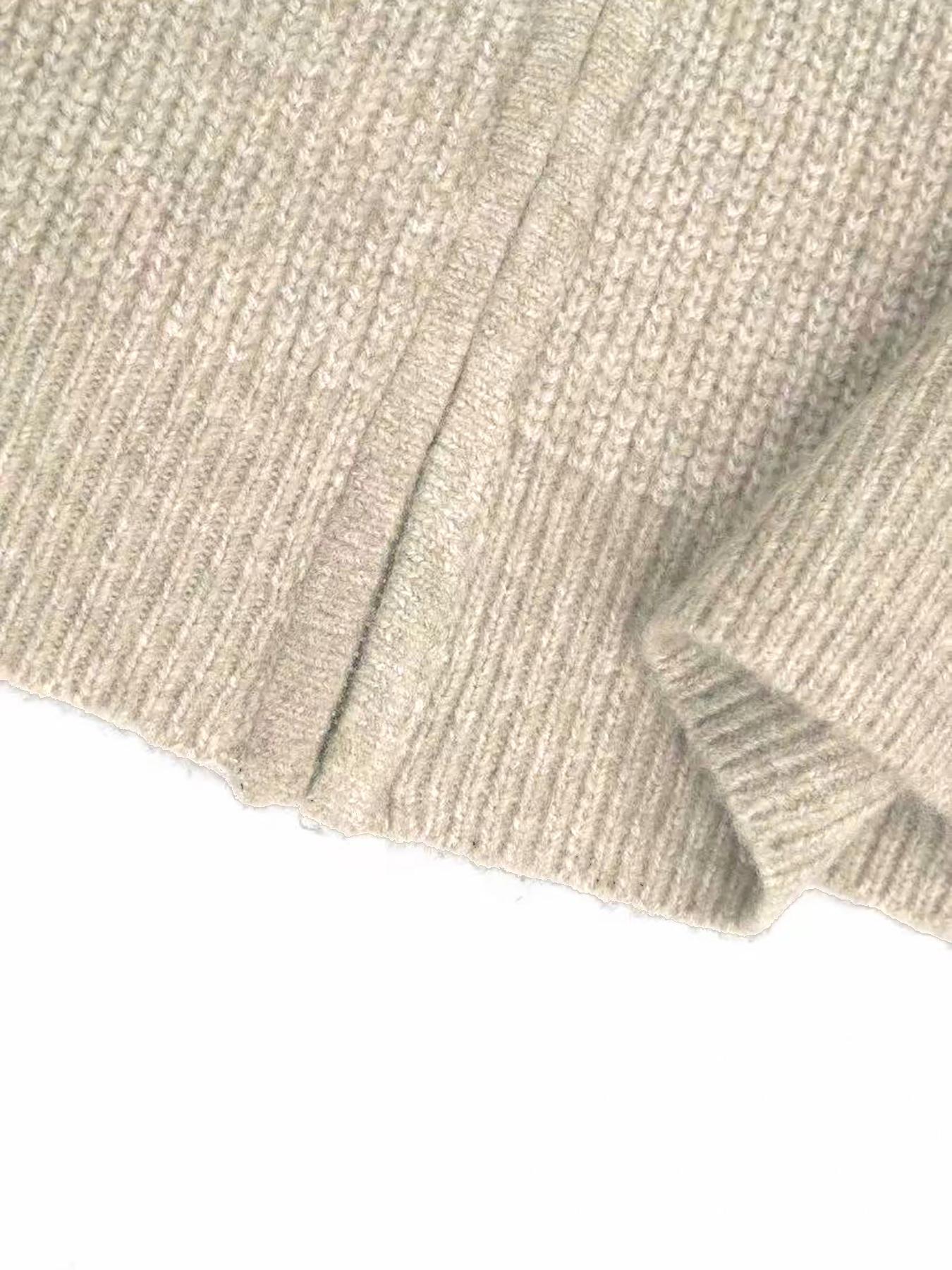 Women's Solid-Color Zip-Up Hooded Cardigan, Casual Fit Long Sleeve Knitwear for Fall & Winter, Ladies' Fashion Sweater for Daily Wear