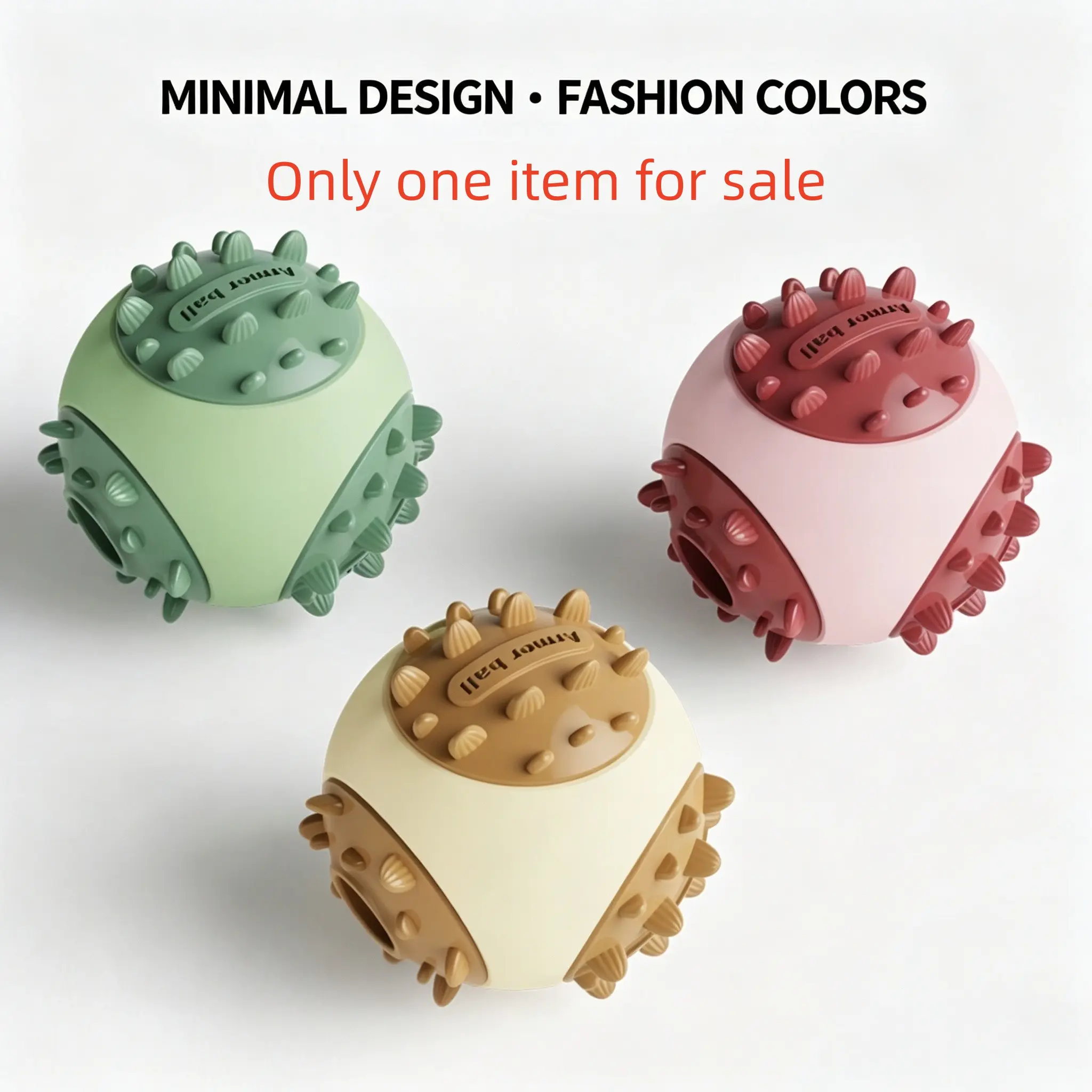 Durable Dog Toy Ball, Chew-Resistant Treat Dispenser, Elastic Pet Plaything, Self-Amusement Puzzle Ball, Ideal for Teething Dogs