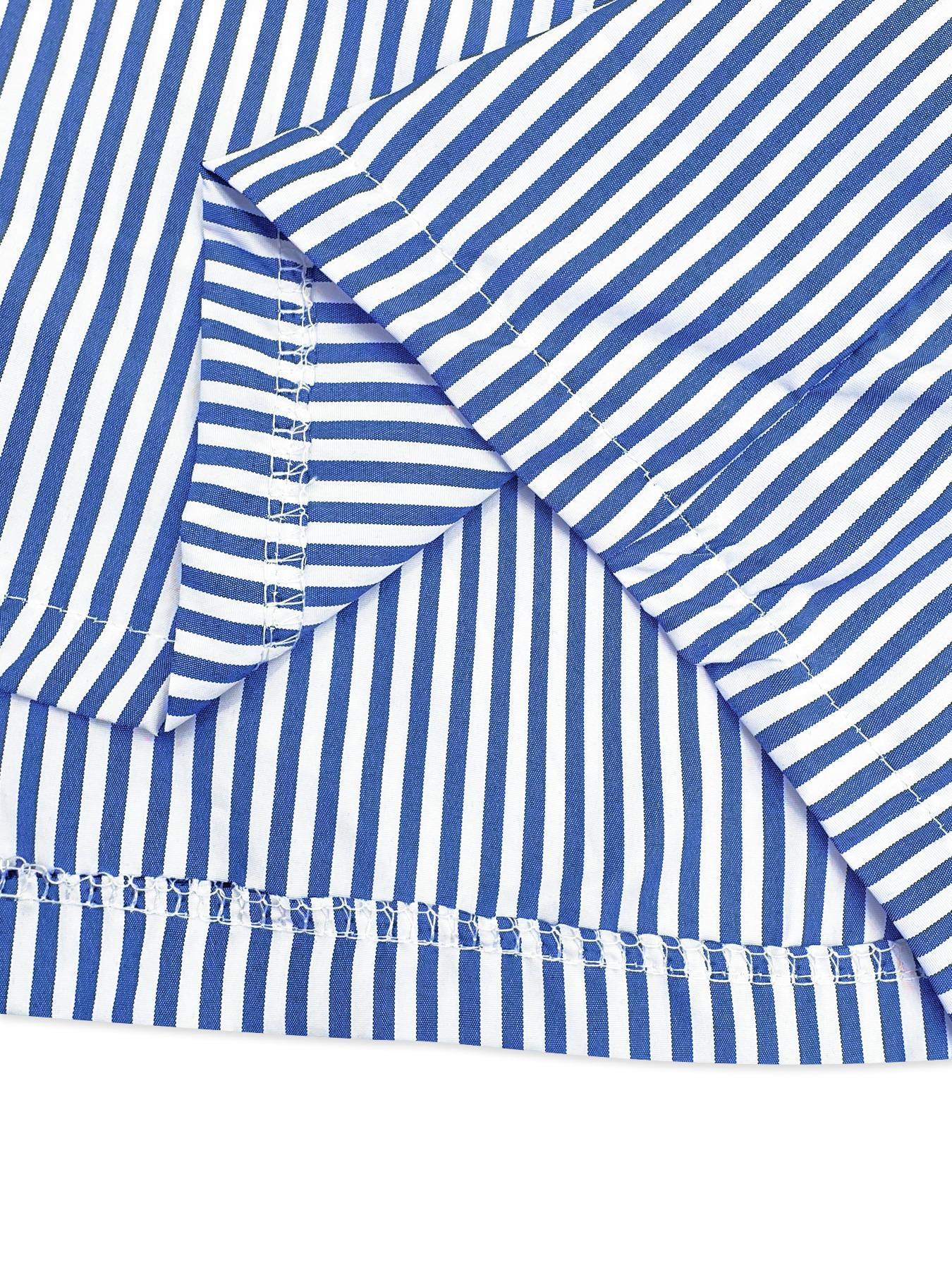 Women's Casual Striped Crop Top and Shorts Set, Fitted Ruched Design, Two-Piece, Perfect for Daily Wear