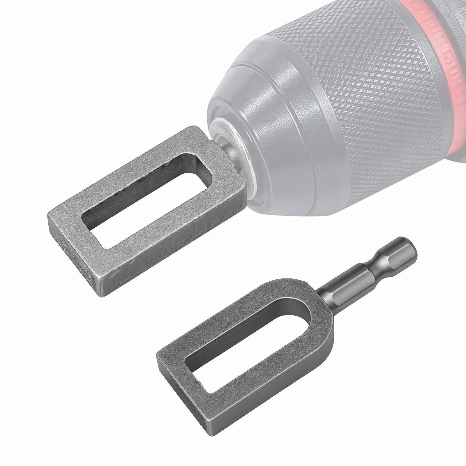 GJAHSH Professional Rebar Tie Wire Twisting Tool for Drills - 2PCS Heavy Duty Steel Wire Twister with 6mm Hex Shank for Construction and Fencing Projects Hand Tools fathersdaygift fathersdaygift