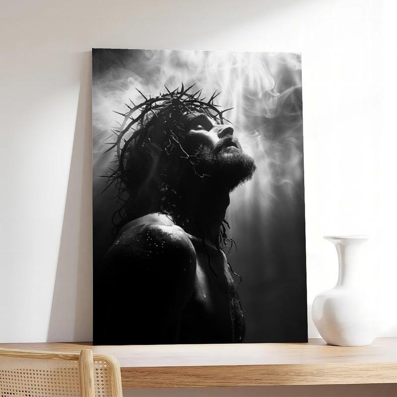 Extra Large Jesus Christ Portrait Canvas Print - Religious Spiritual Bible Wall Art, Living Room Decor Extra Large Jesus Christ Portrait Canvas Print - Religious Spiritual Bible Wall Art, Living Room Decor