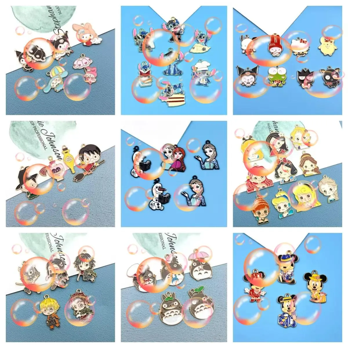 Vesta-A24-Mix Styles Cartoon Pendants -2pcs per bag