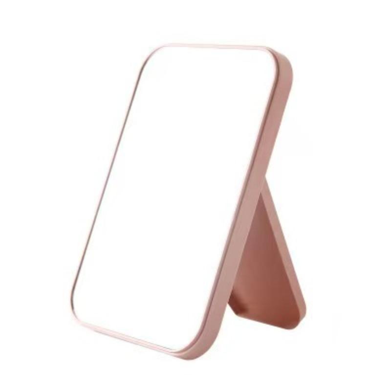 1pc desktop folding makeup mirror portable student dormitory desktop hanging small mirror dressing mirror portable mirror Foldable Makeup Mirror