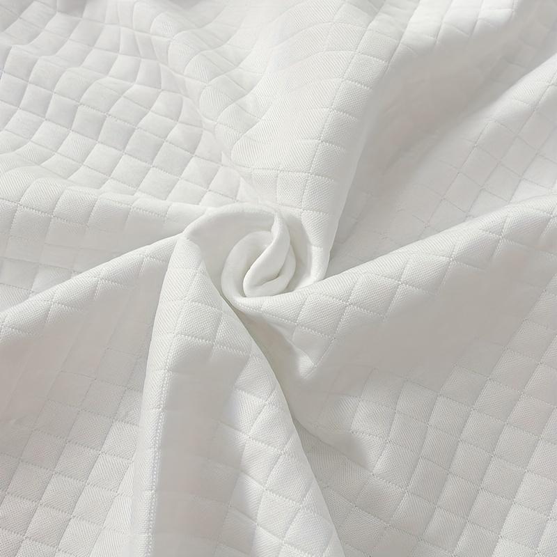 Bed Wedge Pillow - Adjustable 0-7" Gap Filler for Headboard & Mattress/Wall, Backrest, Bed Pillows for Snoring, Spinal Alignment, Single/Double Bed (White/ Grey)