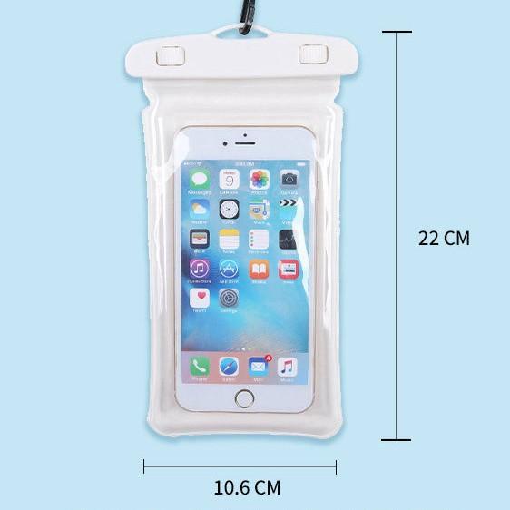 Mobile phone waterproof bag High transparency waterproof touchscreen airbag waterproof case Rafting swimming hot spring sealed mobile phone protective case