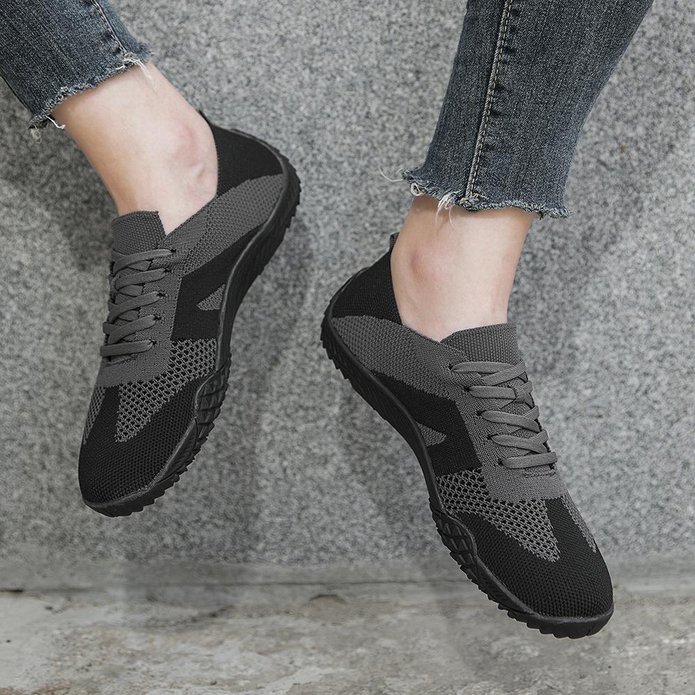 Barefoot Shoes Women Non-Slip Sole Minimalist House Sneakers Zero Drop Walking Tennis Lightweight Breathable Daily Wear Arch Support Shoes