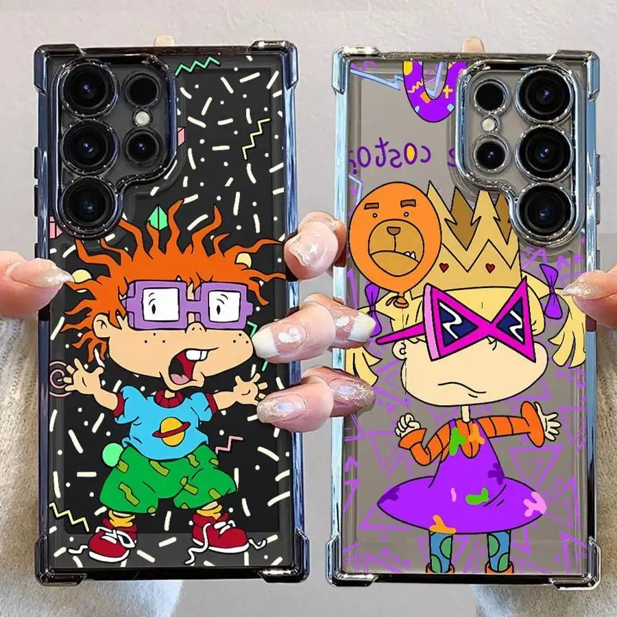 Funny Cartoon R-Rugrats Soft Cover Phone Case for Samsung Galaxy S26 S25 S24 S23 S22 S21 Ultra Plus