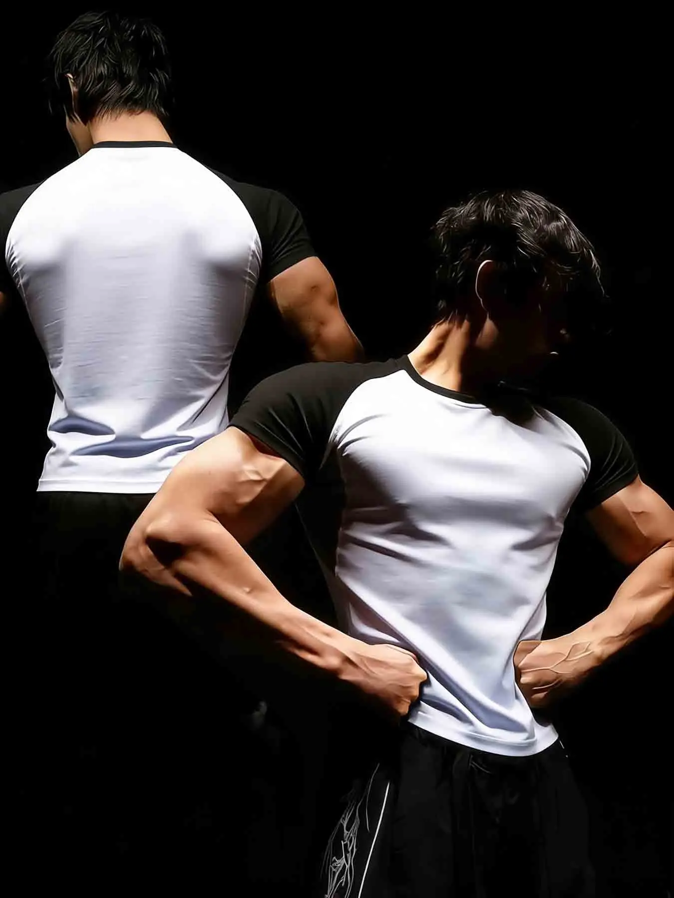 Men's Compression Short Sleeve T-Shirt, High Stretch, Moisture-Wicking, Breathable, Round Neck, Ideal for Running, Training, Basketball, Cycling, Dry Fit Performance