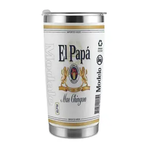 El Papa Mas Chingon Tumbler, Modelo Beer 20oz & 40oz Cup, Regalos Para El Día Del Padre For Papá, Fathers Day Gift for Mexican Dad Ceramic Drinkware, Funny Spanish Quote Tumbler, Mexican Pride Beer Tumbler, Humorous Dad Slogan Cup