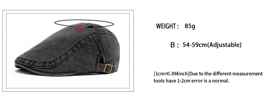 New Vintage Cotton Beret Men Women Fashion Flat Visor Cap Casual Autumn Berets Retro Newsboy Hat Summer Unisex Adjustable