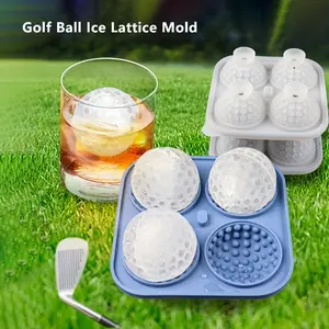 Silicone Golf Ice Ball Molds Home Whiskey Ice Cube Molds Commercial Golf Ice Grid Molds Various types of spherical ice balls for sports