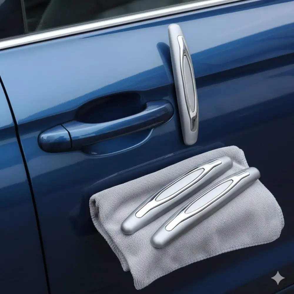 Durable Car Side Protection Strips: Anti-Scratch Vinyl Trim for SUV, Sedan, Vehicle Body. Easy Installation, Strong Adhesive, Waterproof & Washable. Safeguards Paint from Scratches & Scuffs.