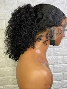 26-Inch Soft Natural Curly Wig, 13x4 Lace Front, Pre-Plucked, Heat Resistant, Synthetic Hair for Women, All Seasons Wear