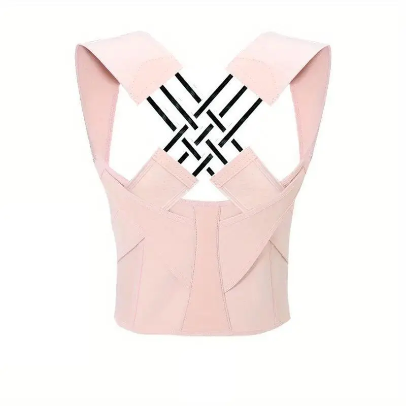 Unisex Posture Correction Strap, 2.0 Version Waist Trainer, Adult & Teen Body Shape Corrector, Back Support Shoulder Belt