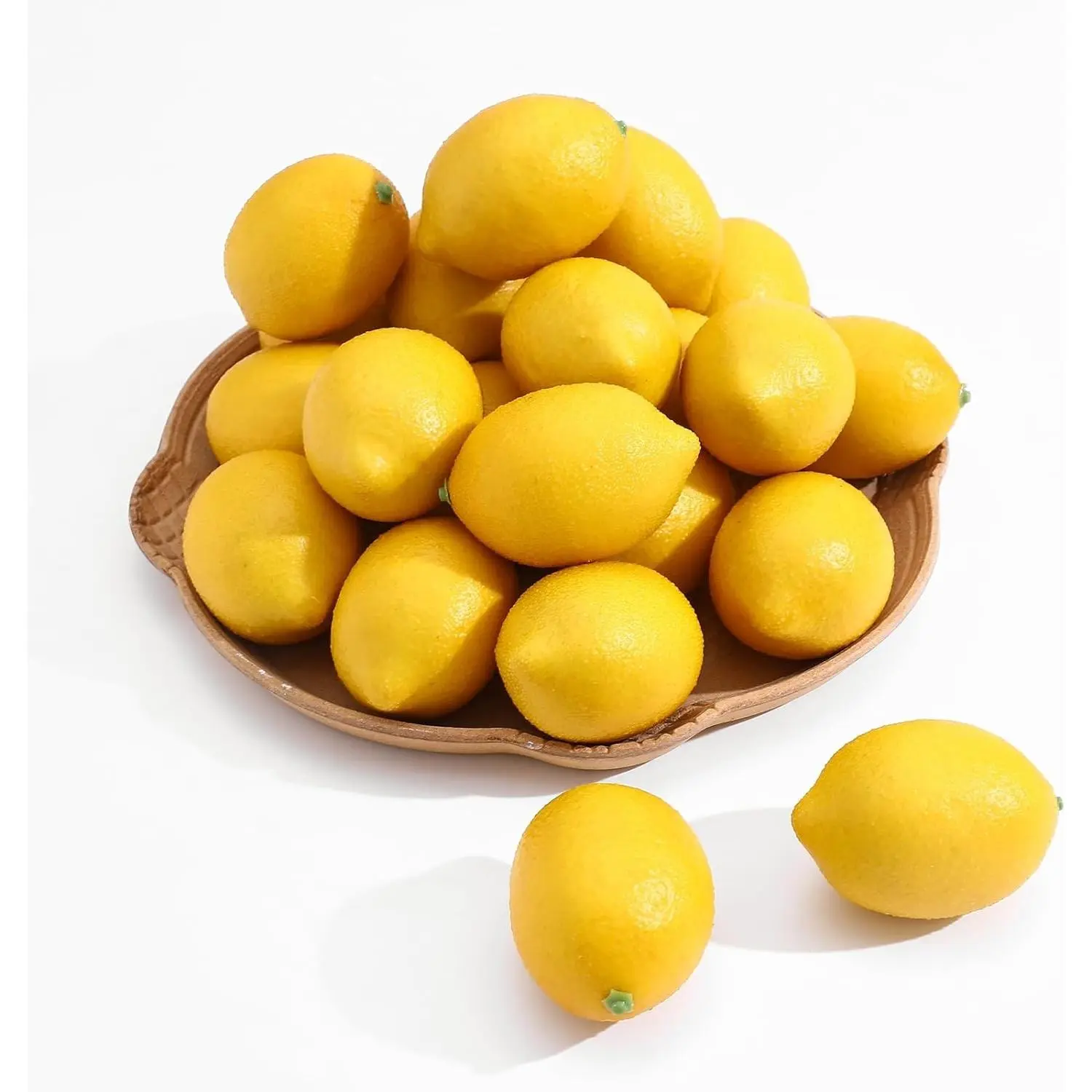 12Pcs Lifelike Artificial Lemons for Kitchen Decor, Fruit Bowl, Lemonade Party, Photo Props, Summer Table & Home EventsGift