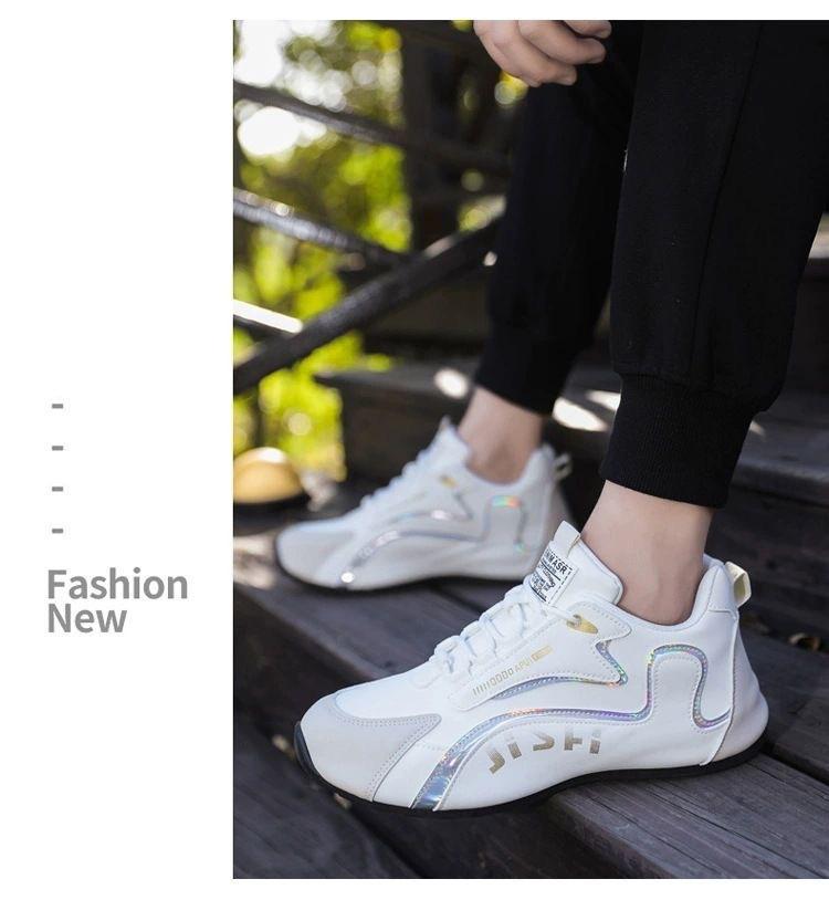 Men's Non-Slip Soft Sole Casual Sneakers, Comfortable Closed Toe Athletic Trainers for Men Outdoor Activities & Daily Walking