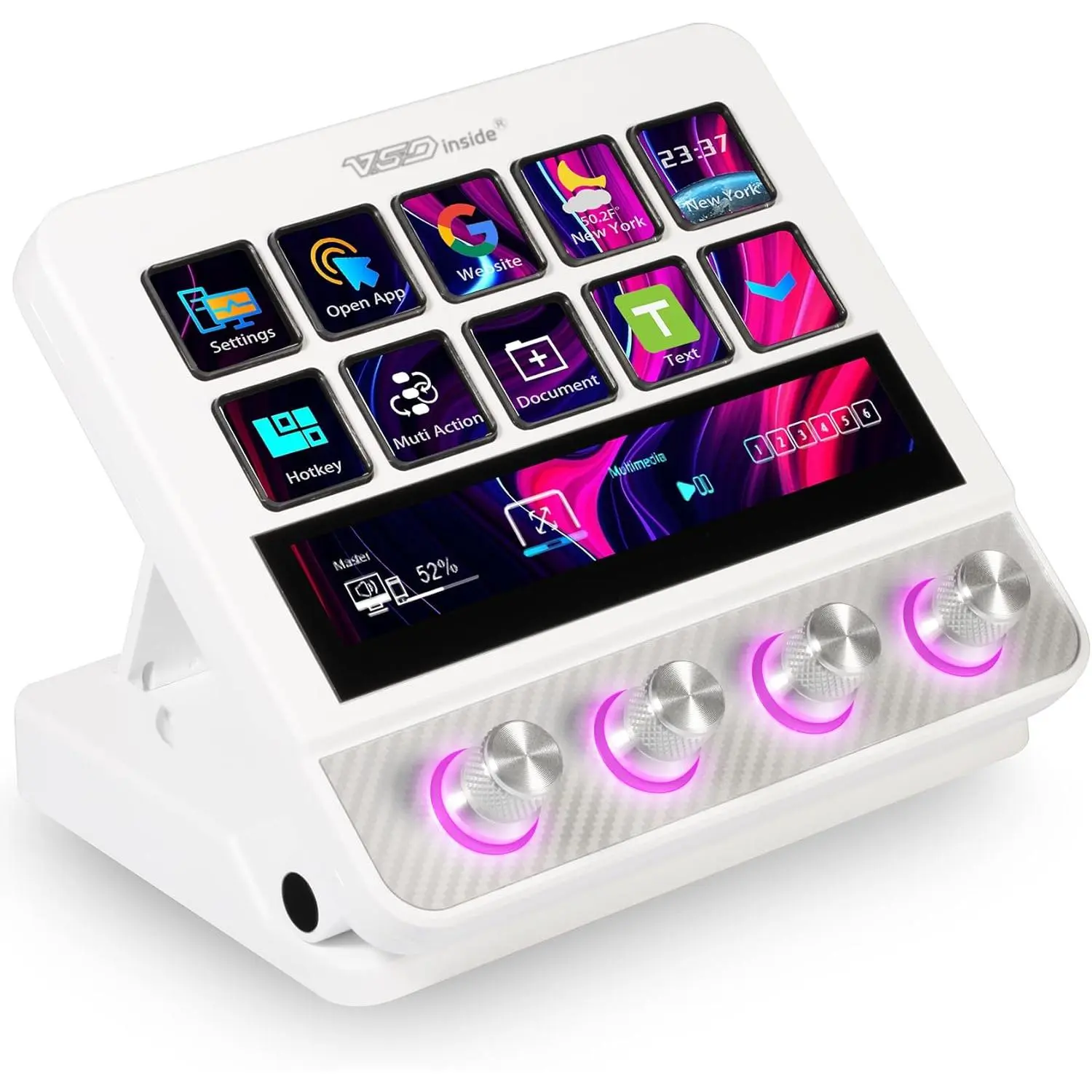 VSD N4 Pro Stream Controller Streaming Deck, Audio and Studio Controller
